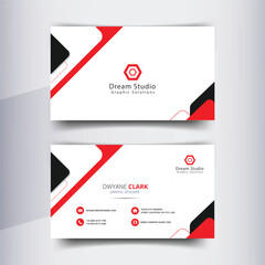 Business Card Design Template For Modern Corporate