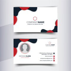 Business Card Design Template For Modern Corporate