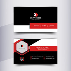 Business Card Design Template For Modern Corporate