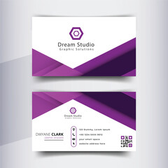 Business Card Design Template For Modern Corporate