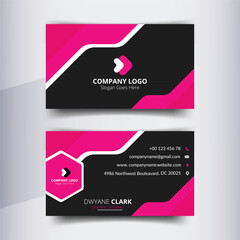 Business Card Design Template For Modern Corporate