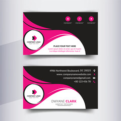 Business Card Design Template For Modern Corporate