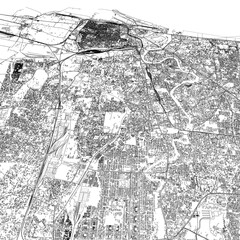 Fototapeta premium 3D illustration of city and urban in Chennai India