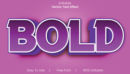 Bold 3d text design font effect.