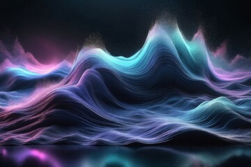 Fototapeta premium Abstract Waves Background