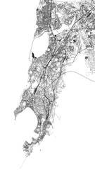 Fototapeta premium 3D illustration of city and urban in Mumbai India