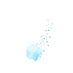 Obraz premium Abstract Soft blue gradient watercolor background with space