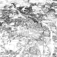 Obraz premium 3D illustration of city and urban in Pune India