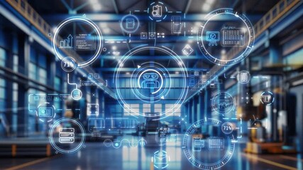 Infographic about automation of production and workshops.