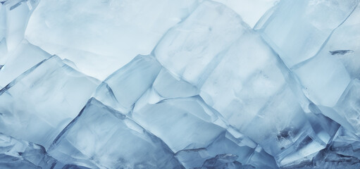 Obraz premium Closeup ice surface cracks or scratched texture background.cold frozen and freeze concepts