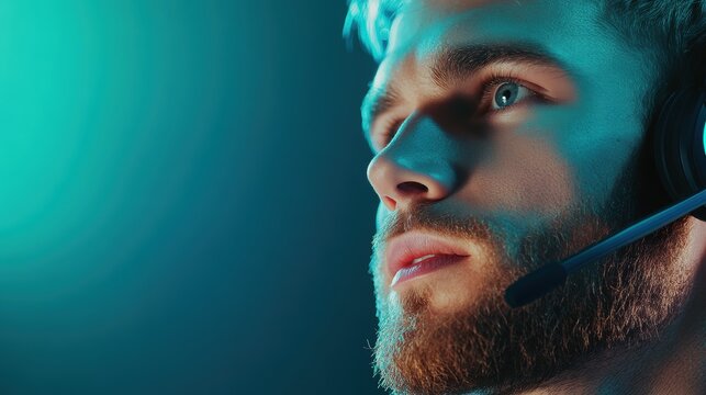 A manager supervising a team of call center agents, highlighting the importance of effective leadership and communication in customer service.