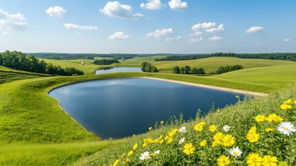 Naklejka premium the carbon footprint reduction achieved through wastewater to biogas conversion.