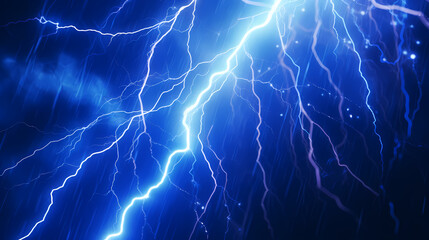 Blue lightning background