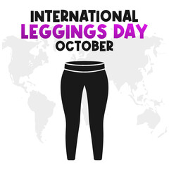 International Leggings Day Vector Trendy and Stylish Design for Fashion Enthusiasts