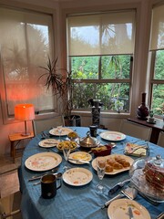 table setting for a meal