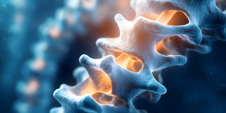 spine osteoarthritis joint skeletal x-ray, bone curves like flame, pain ignites in joint, human anatomy knees hurt, become stiff	