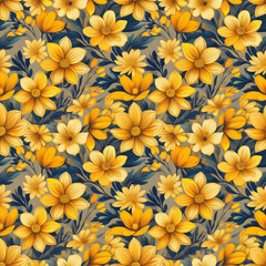 yellow flowers background