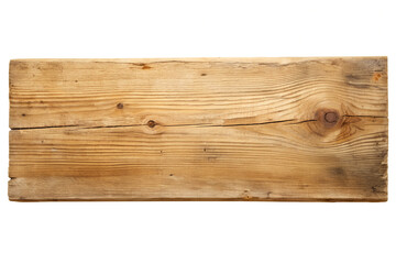 Rustic Wooden Plank with Knots and Grain