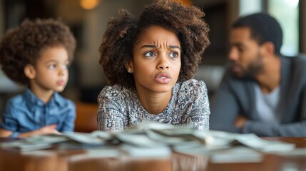 Financial Strain and Family Tensions: Navigating Economic Challenges and Emotional Turmoil in a Household