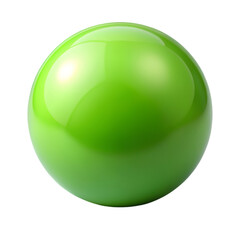 Fototapeta premium Green ball sphere isolated
