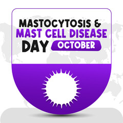 Mastocytosis and Mast Cell Disease Day Vector Awareness and Support Design for Health Advocacy