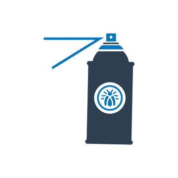 recommend clip art: Can of bug spray icon