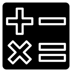 Obraz premium Mathematics Icon