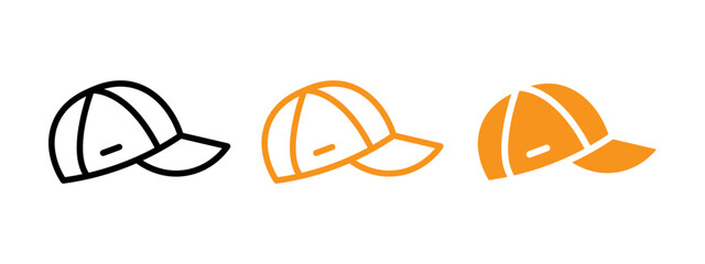 Naklejka premium Cap icon web design in vector