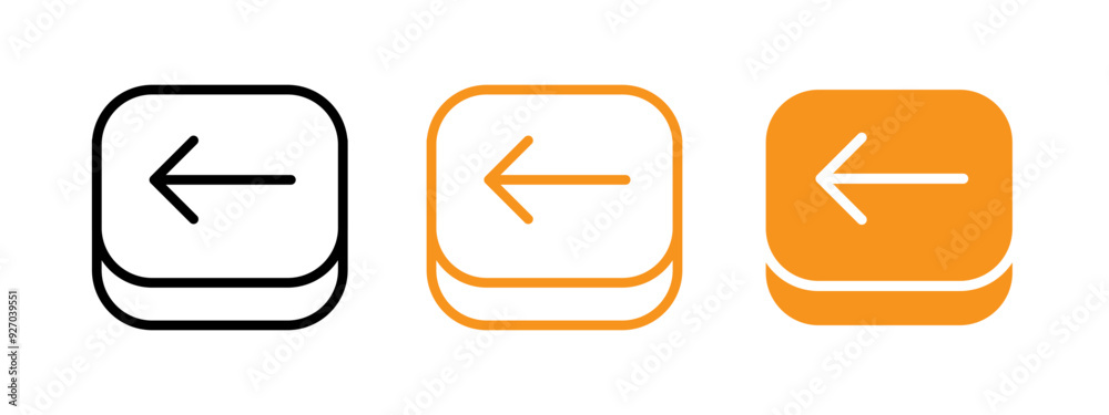 Poster Esc icon web design in vector
