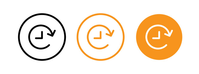 Duration icon web design in vector