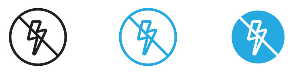 Obraz premium Flash off icon web design in vector