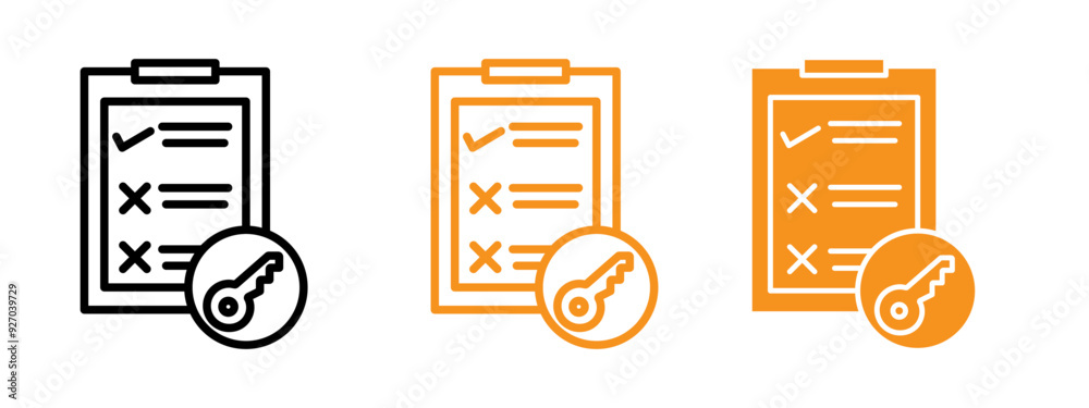 Poster key takeaway icon web design in vector