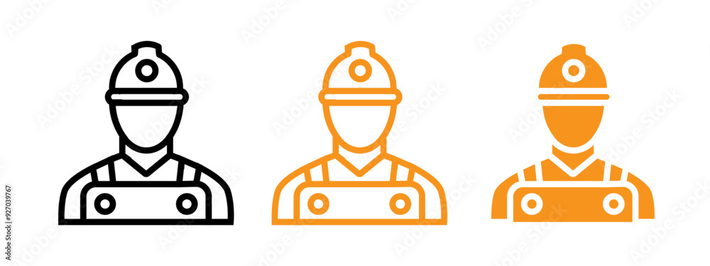 Aufkleber Labour icon web design in vector
