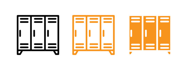 Locker icon web design in vector