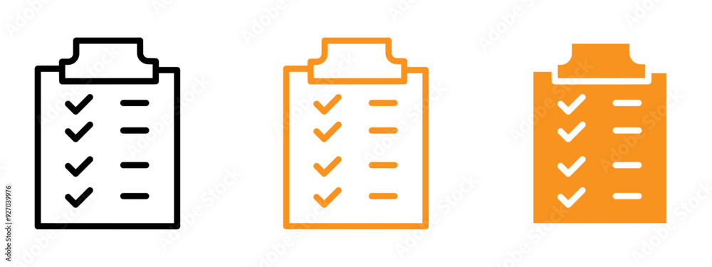 Poster Planning icon web design in vector