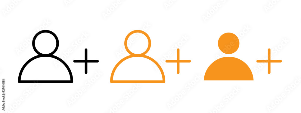 Poster signup icon web design in vector