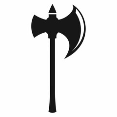 Axe silhouette vector illustration 