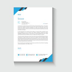 Corporate business letterhead design template