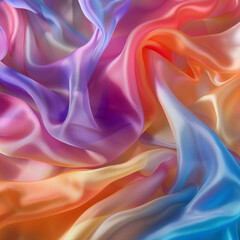 Obraz premium colorful silk textured fabric surface for design purpose.