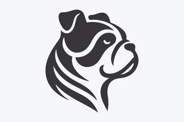 illustration of a dog head