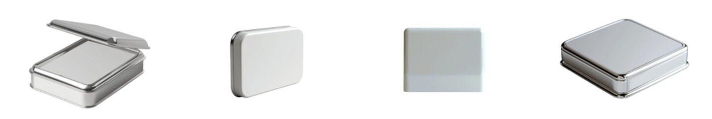 Fototapeta premium A business card holder isolated on a white background.