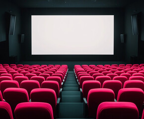 Fototapeta premium empty cinema auditorium