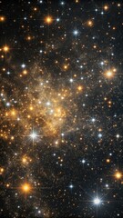 Naklejka premium A dazzling array of stars twinkles in a vast universe.