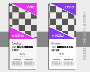 Business roll-up banners for marketing