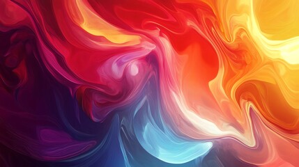 Abstract Colorful Swirls
