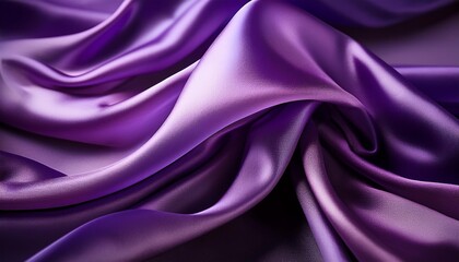 Obraz premium Purple Silk Waves
