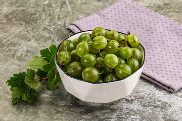 Ripe sweeet and juicy gooseberry