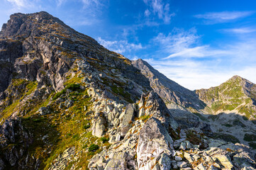 The Mount Koscielec, Tatra National Park, Poland.