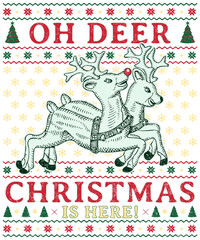 Fresh and Aesthetic Christmas PNG Graphic Resource T-shirt Design with Transparent Background