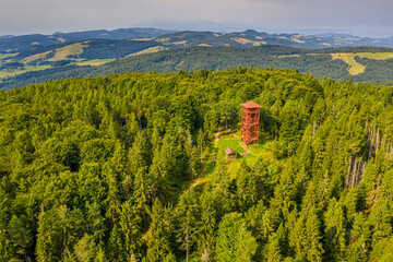 Wieża Eliaszówka, Beskid Sądecki, Lato, Poland, EU © Maciej G. Szling